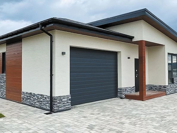 Cекционные ворота 2700х2550 мм антрацитовые DoorHan RSD02, volgodonsk.doorhan.ru